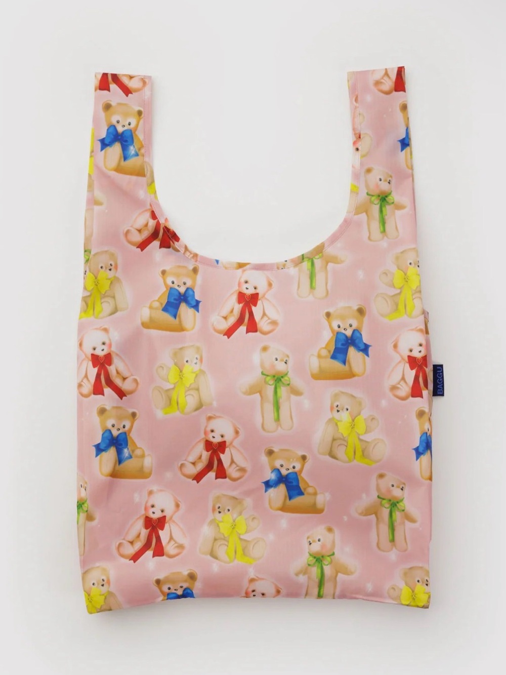 BAGGU TEDDY BEARS STANDARD REUSABLE TOTE BAG NWT FANCY ANIMALS 🐕 🎀 🎩